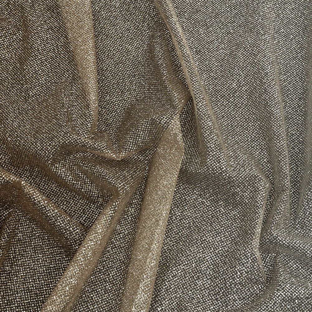 Ombre Tulle with Metallic Platinum Glitter – Light Copper and White – Starlet Collection Ombre Tulle with Metallic Platinum Glitter – Light Copper and White – Starlet Collection