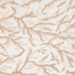 3D Puffy Glitter Tulle – Powder Pink and Silver 3D Puffy Glitter Tulle – Powder Pink and Silver