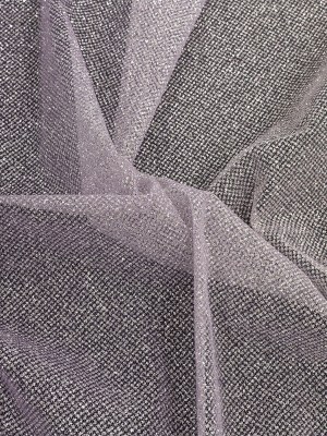 Ombre Tulle with Metallic Platinum Glitter – Lilac and White – Starlet Collection Ombre Tulle with Metallic Platinum Glitter – Lilac and White – Starlet Collection