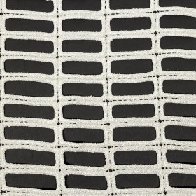 Guipure Lace with Glitter – Off-White Gradient Rectangles Guipure Lace with Glitter – Off-White Gradient Rectangles