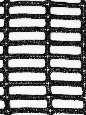 Guipure Lace with Glitter – Black Gradient Rectangles Guipure Lace with Glitter – Black Gradient Rectangles