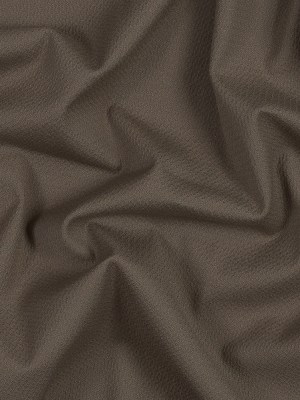 Dark Beige Stretch Cotton Crepe Dark Beige Stretch Cotton Crepe