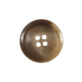 Dark Beige Swirled Plastic Button – 36L/23mm Dark Beige Swirled Plastic Button – 36L/23mm