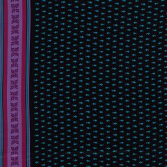 Famous NYC Designer Pink, Teal and Purple Printed Crepe de Chine Silk Panel Famous NYC Designer Pink, Teal and Purple Printed Crepe de Chine Silk Panel