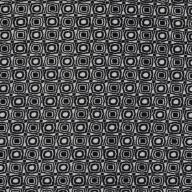 Black and Ivory Geometric Polyester Crepe Black and Ivory Geometric Polyester Crepe