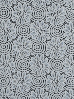 Stretch Crochet Lace – White Floral Stretch Crochet Lace – White Floral