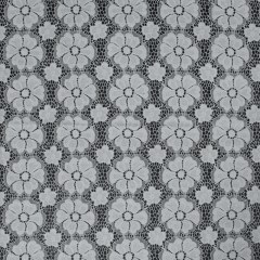 Stretch Crochet Lace – White Floral Stretch Crochet Lace – White Floral