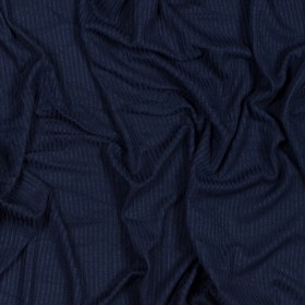 Navy 4×2 Rayon Rib Knit Navy 4×2 Rayon Rib Knit