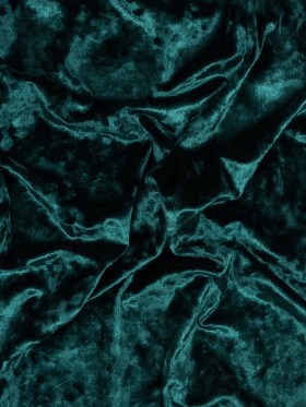 Stretch Crushed Velour – Hunter Green Stretch Crushed Velour – Hunter Green
