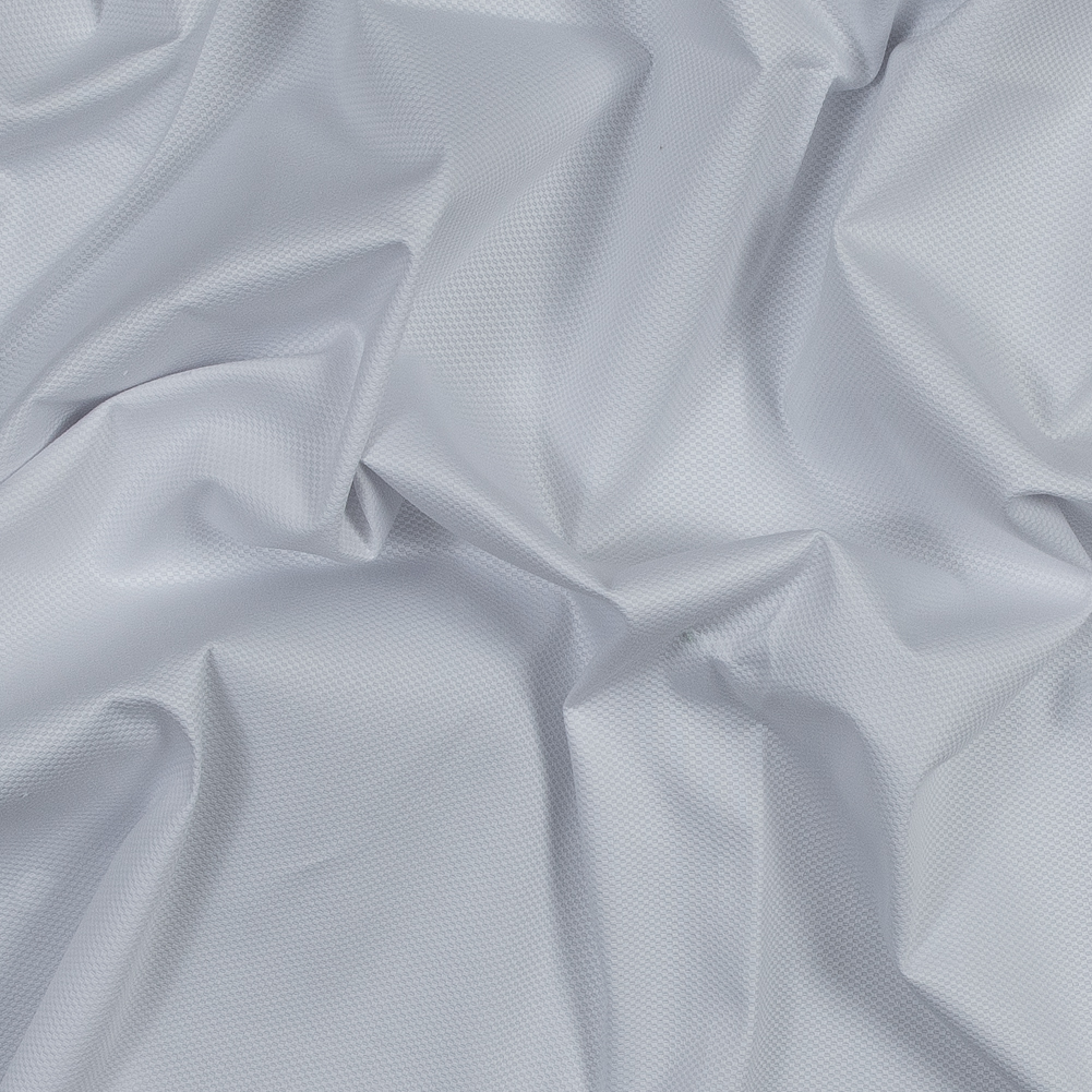 White Stretch Woven Cotton Pique White Stretch Woven Cotton Pique