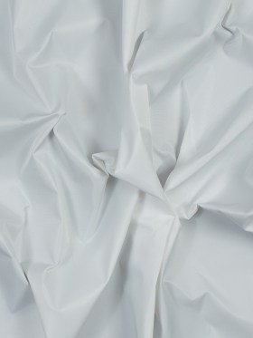 Water-Resistant Polyester Twill – White – Fisher Collection Water-Resistant Polyester Twill – White – Fisher Collection