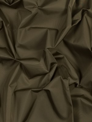 Water-Resistant Polyester Twill – Brown Olive – Fisher Collection Water-Resistant Polyester Twill – Brown Olive – Fisher Collection