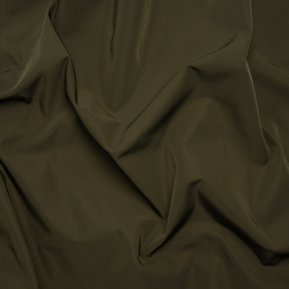 Water-Resistant Polyester Twill – Dark Olive – Fisher Collection Water-Resistant Polyester Twill – Dark Olive – Fisher Collection