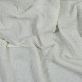 Double Cotton Gauze – Ivory – Talamanca Collection Double Cotton Gauze – Ivory – Talamanca Collection