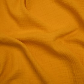 Double Cotton Gauze – Mustard – Talamanca Collection Double Cotton Gauze – Mustard – Talamanca Collection