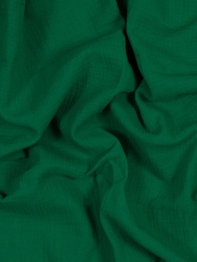 Double Cotton Gauze – Kelly Green – Talamanca Collection Double Cotton Gauze – Kelly Green – Talamanca Collection