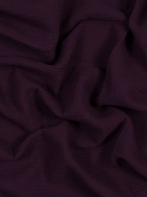 Double Cotton Gauze – Plum – Talamanca Collection Double Cotton Gauze – Plum – Talamanca Collection