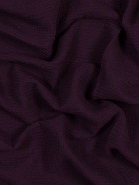 Double Cotton Gauze – Plum – Talamanca Collection Double Cotton Gauze – Plum – Talamanca Collection