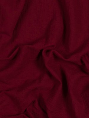 Double Cotton Gauze – Cranberry – Talamanca Collection Double Cotton Gauze – Cranberry – Talamanca Collection