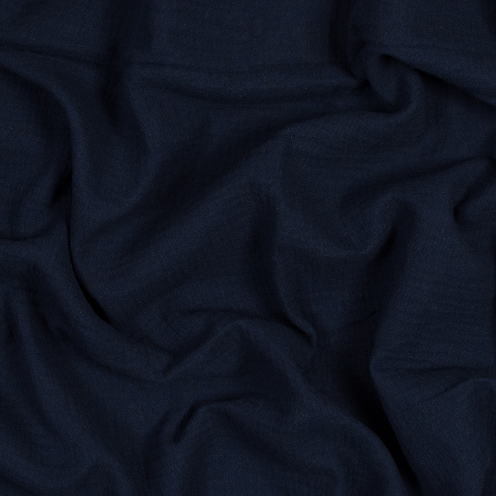 Double Cotton Gauze – Navy – Talamanca Collection Double Cotton Gauze – Navy – Talamanca Collection