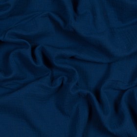 Double Cotton Gauze – Royal Blue – Talamanca Collection Double Cotton Gauze – Royal Blue – Talamanca Collection