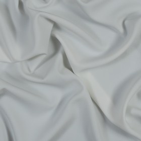 White Stretch Polyester 4-Ply Crepe White Stretch Polyester 4-Ply Crepe