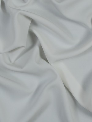 White Stretch Polyester 4-Ply Crepe White Stretch Polyester 4-Ply Crepe