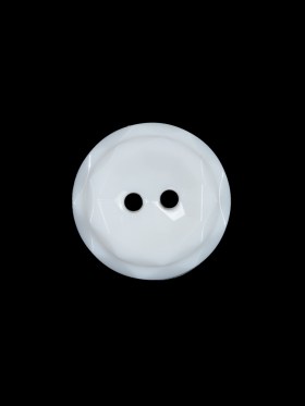 White Italian 2 Hole Button – 24L/15mm White Italian 2 Hole Button – 24L/15mm