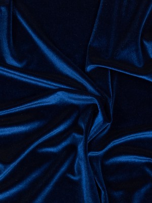 Stretch Velour – Royal Blue – Persica Collection Stretch Velour – Royal Blue – Persica Collection