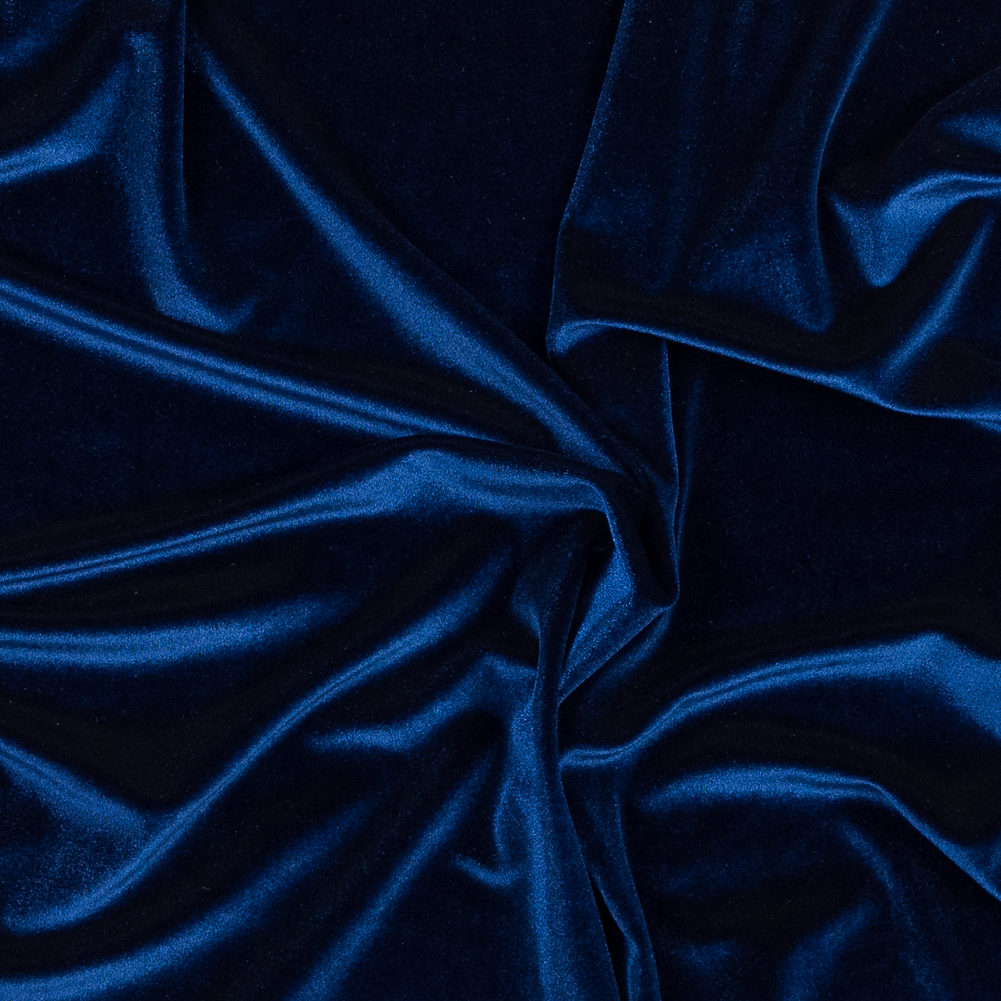 Stretch Velour – Royal Blue – Persica Collection Stretch Velour – Royal Blue – Persica Collection