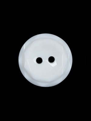 Italian White 2-Hole Plastic Button – 30L/19mm Italian White 2-Hole Plastic Button – 30L/19mm