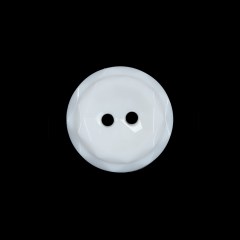 Italian White 2-Hole Plastic Button – 30L/19mm Italian White 2-Hole Plastic Button – 30L/19mm