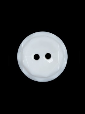 Italian White 2-Hole Plastic Button – 30L/19mm Italian White 2-Hole Plastic Button – 30L/19mm