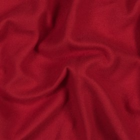 Cotton and Polyester Brushed Fleece – Rich Red Cotton and Polyester Brushed Fleece – Rich Red