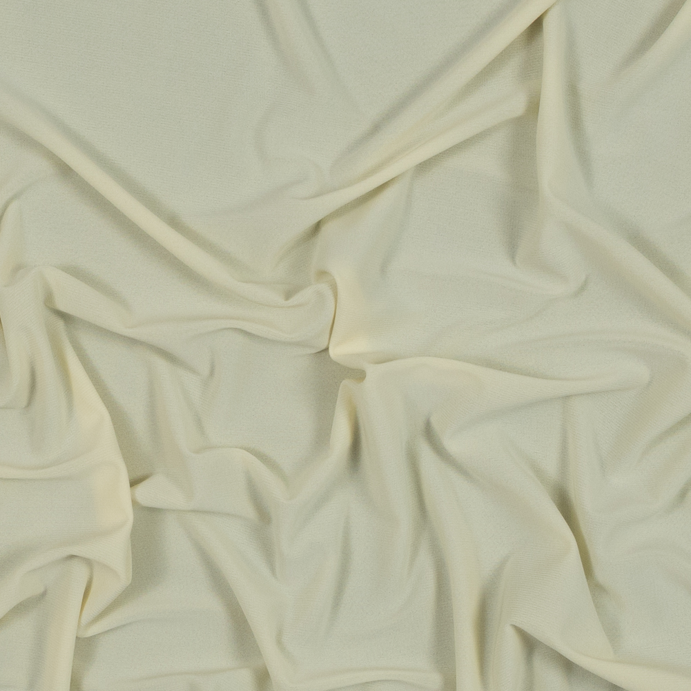 Pale Yellow ITY Stretch Matte Jersey Pale Yellow ITY Stretch Matte Jersey