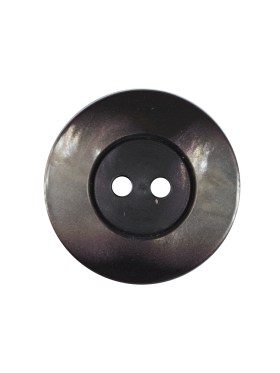 Brown Iridescent 2-Hole Plastic Button – 36L/23mm Brown Iridescent 2-Hole Plastic Button – 36L/23mm