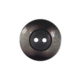 Brown Iridescent 2-Hole Plastic Button – 36L/23mm Brown Iridescent 2-Hole Plastic Button – 36L/23mm
