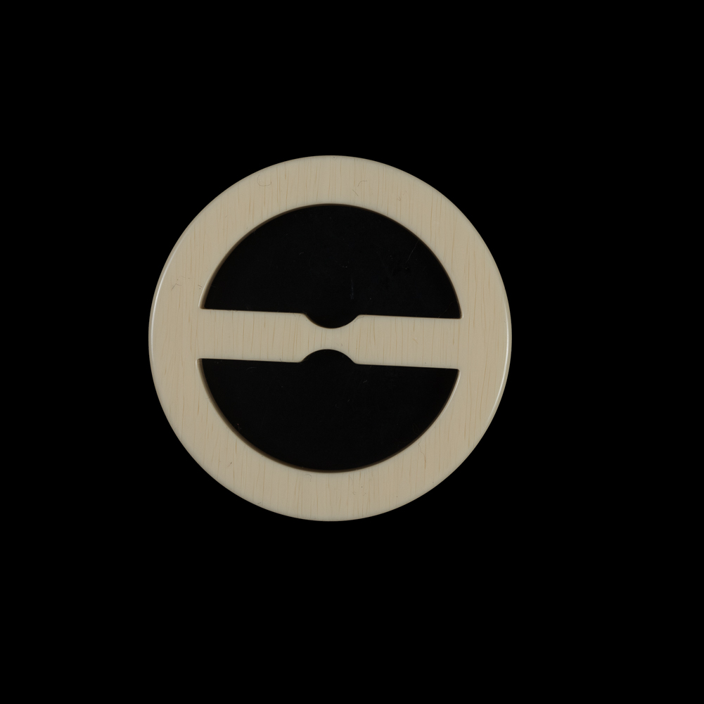 Beige Circular Plastic Buckle – 2″ Beige Circular Plastic Buckle – 2″