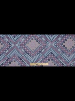 Purple, Florescent Pink and White Printed Crinkled Chiffon Purple, Florescent Pink and White Printed Crinkled Chiffon