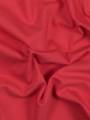 Red Coral Stretch Polyester and Viscose Woven Red Coral Stretch Polyester and Viscose Woven