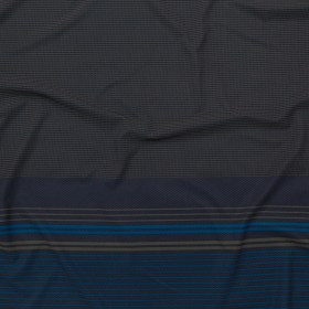 Green Stripe Printed Stretch Polyester Woven Green Stripe Printed Stretch Polyester Woven