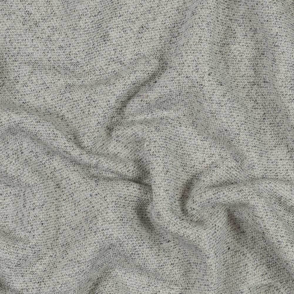 Thick Cotton French Terry – Salt and Pepper Thick Cotton French Terry – Salt and Pepper