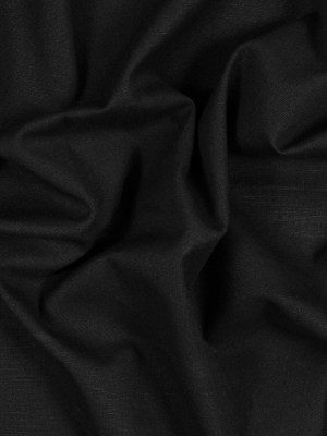 Hemp and Organic Cotton Canvas – Black Hemp and Organic Cotton Canvas – Black