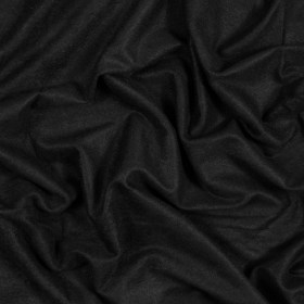 Bamboo and Merino Wool Stretch Fleece – Black Bamboo and Merino Wool Stretch Fleece – Black