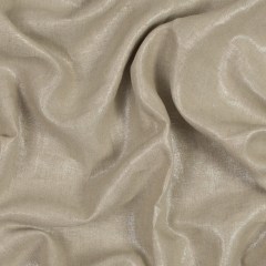 Medium Weight Linen Woven with Metallic Foiling – Oatmeal and Silver – Bianca Collection Medium Weight Linen Woven with Metallic Foiling – Oatmeal and Silver – Bianca Collection