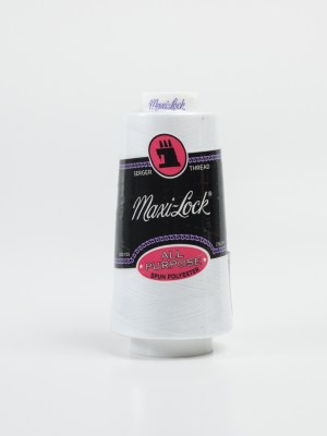 Maxi-Lock Serger Thread 3000yds – White Maxi-Lock Serger Thread 3000yds – White