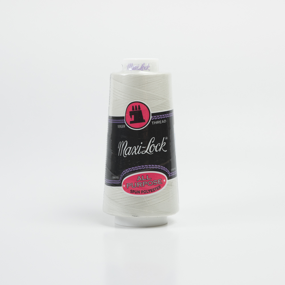 Maxi-Lock Serger Thread 3000yds – Pearl Maxi-Lock Serger Thread 3000yds – Pearl