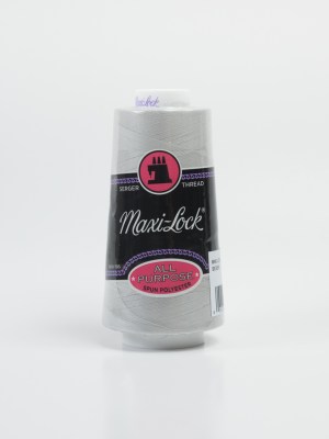 Maxi-Lock Serger Thread 3000yds – Silver Maxi-Lock Serger Thread 3000yds – Silver