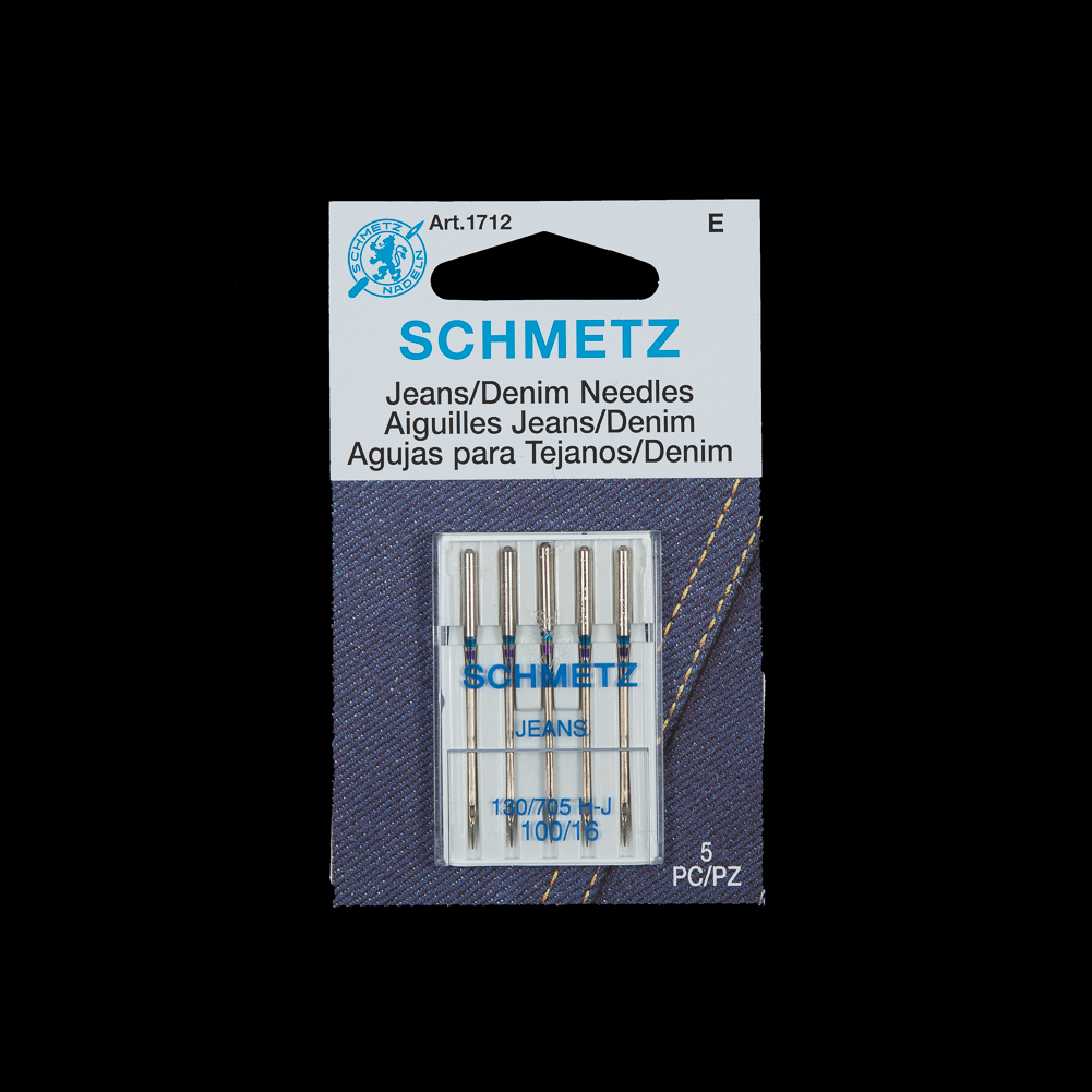 Schmetz Denim/Jeans Machine Needles - 100/16 - 5 ct