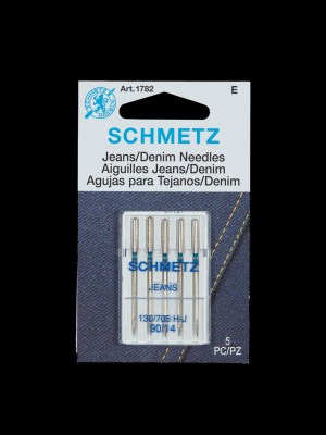 Schmetz Denim/Jeans Machine Needles – 90/14 – 5 ct Schmetz Denim/Jeans Machine Needles – 90/14 – 5 ct